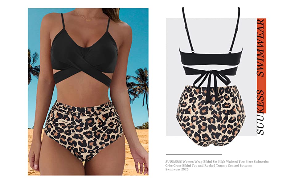 wrap bikini set