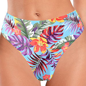 bikini women printed two piece swimsuit cheeky high waisted bathing suits for women
