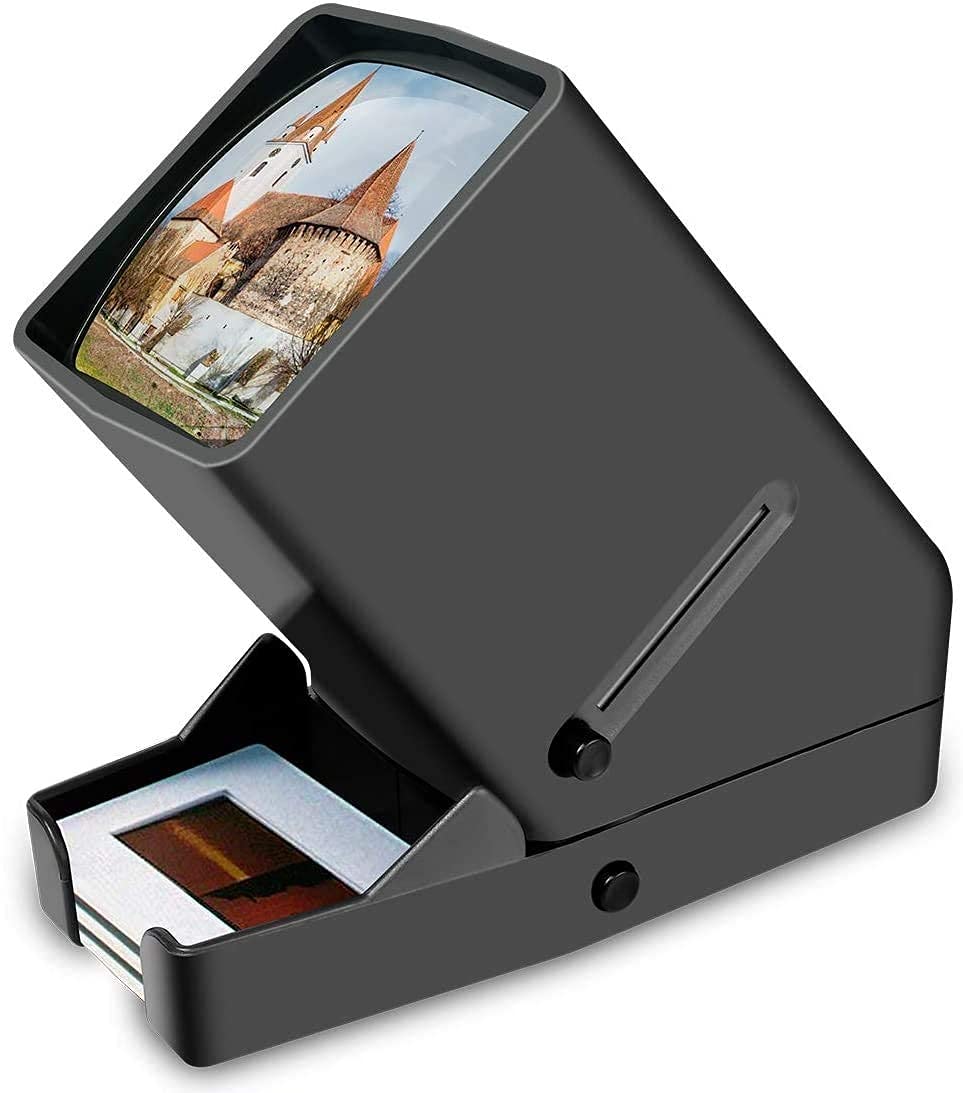 Rybozen Ultra-Thin Portable Slide Scanner 5 x 4 Inches LED Light Panel Photo Slides Negatives and Film Viewer