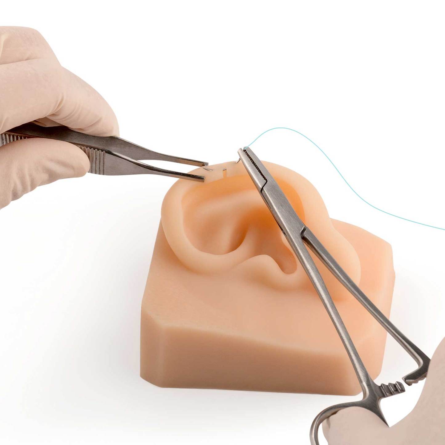 Ultrassist Soft Silicone Ear for Practicing Suture, Education Display
