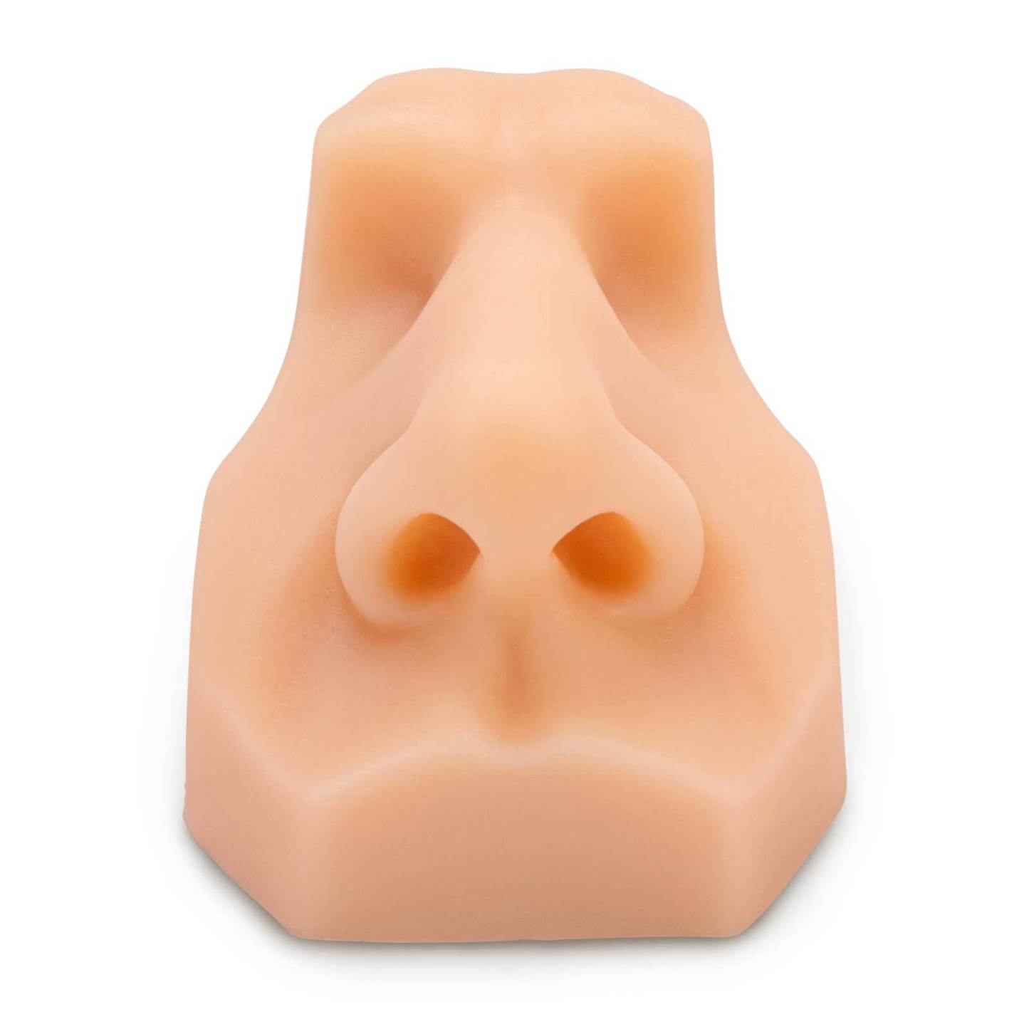 Ultrassist Soft Silicone Nose Model for Suture Practice, Jewelry Display