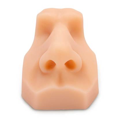 Ultrassist Soft Silicone Nose Model for Suture Practice, Jewelry Display