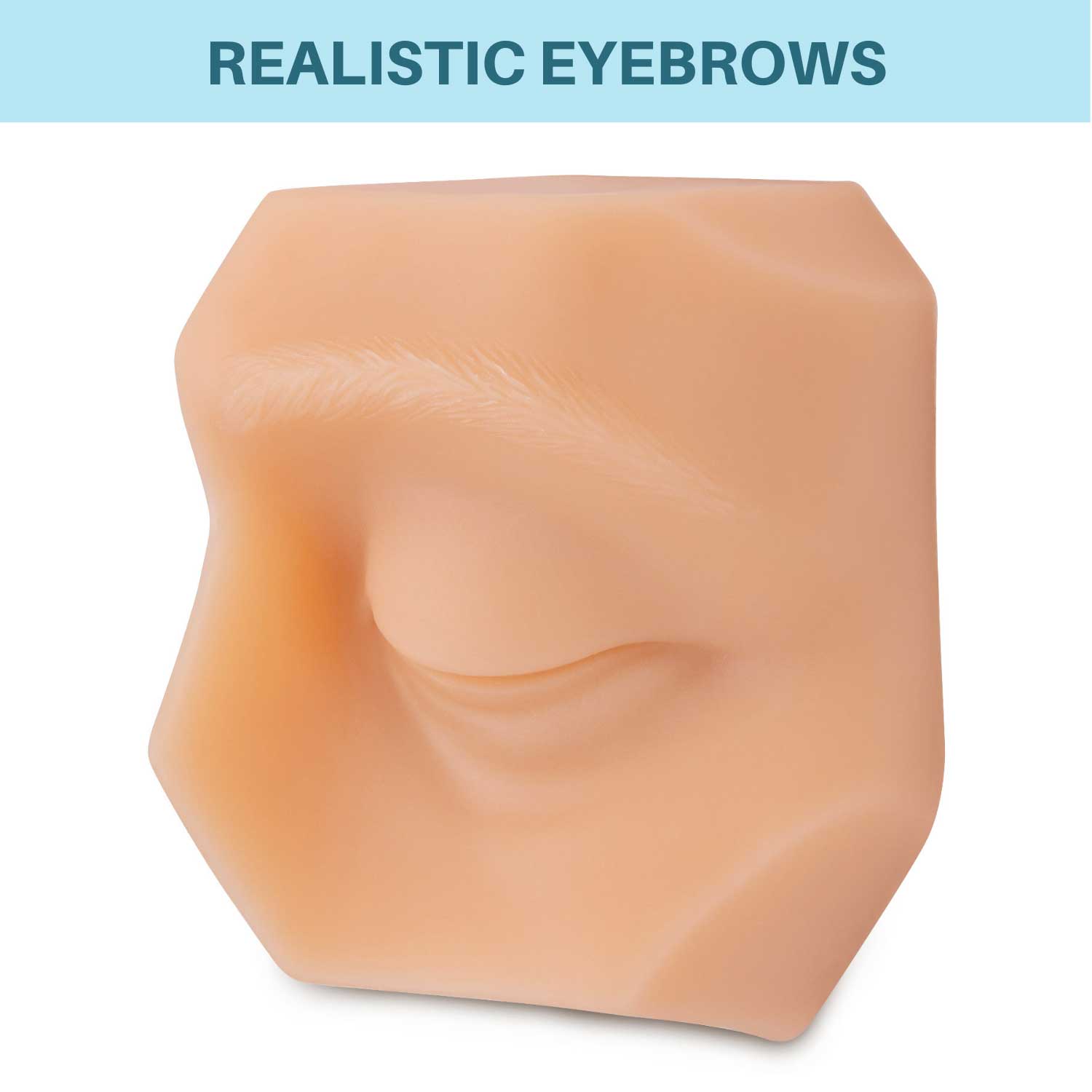 Ultrassist Silicone Eye Model with Realistic Eyebrows