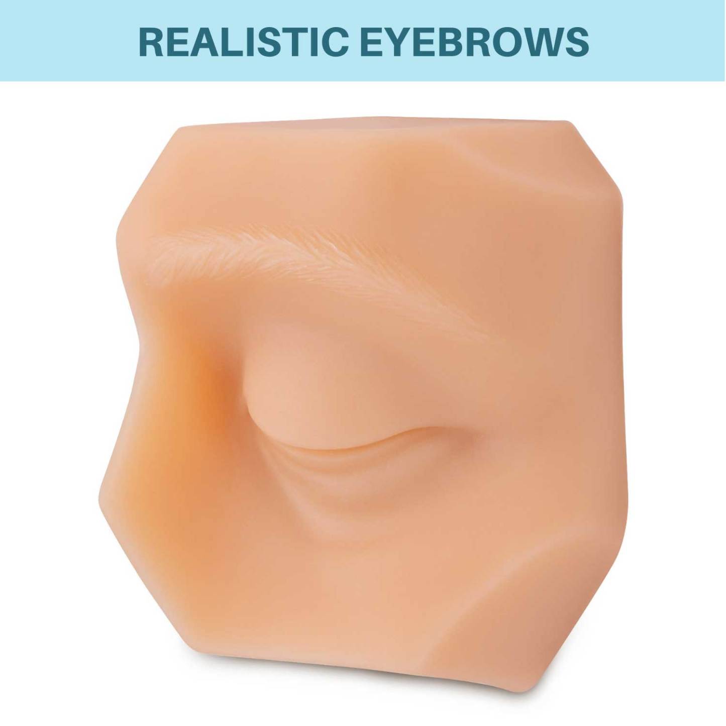 Ultrassist Silicone Eye Model with Realistic Eyebrows