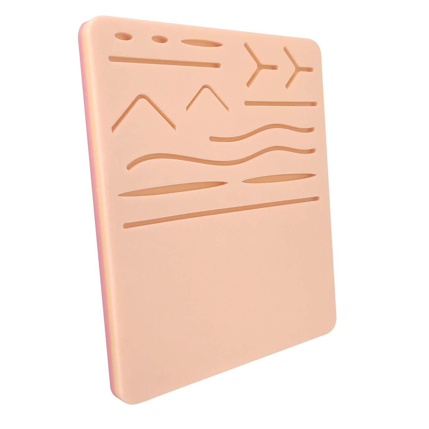 Ultra-Large Suture Kit for Medical Students with Pre-Cut Wounds & Customizable Pad