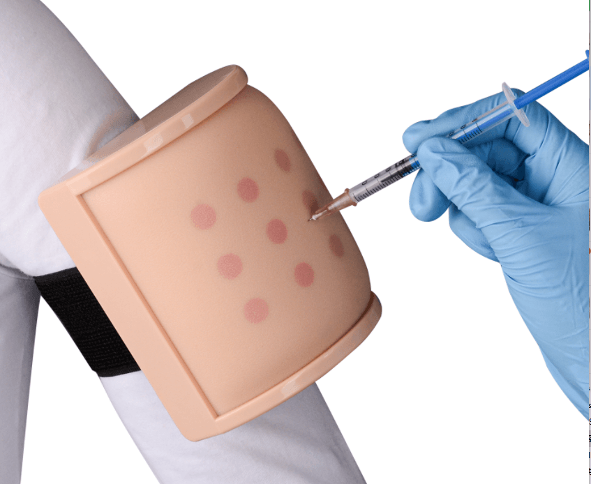 Wearable Nurse Intradermal Injection Training Pad for ID Practice