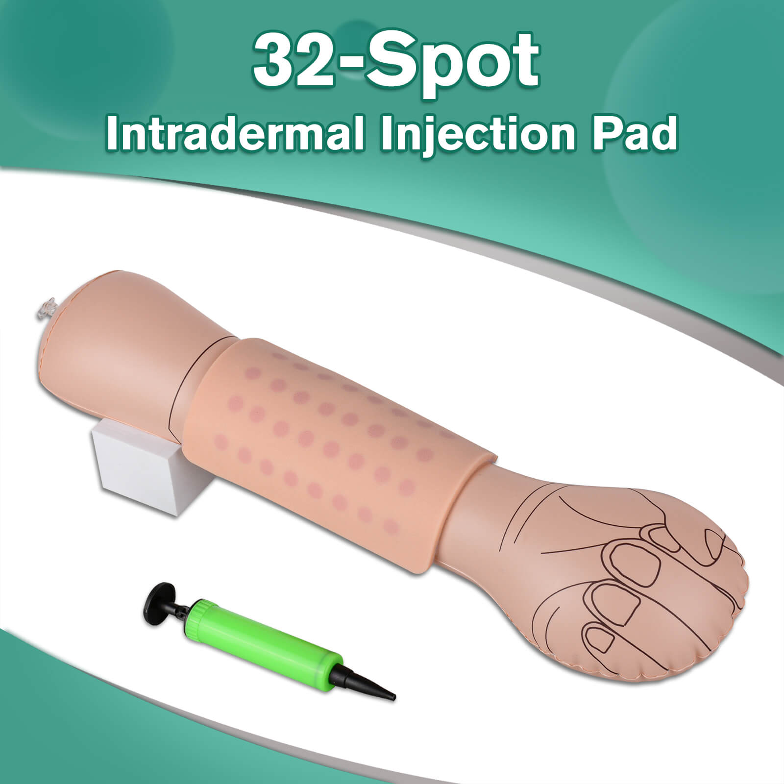 32-Spot Intradermal Injection Practice Pad for Nursing Students