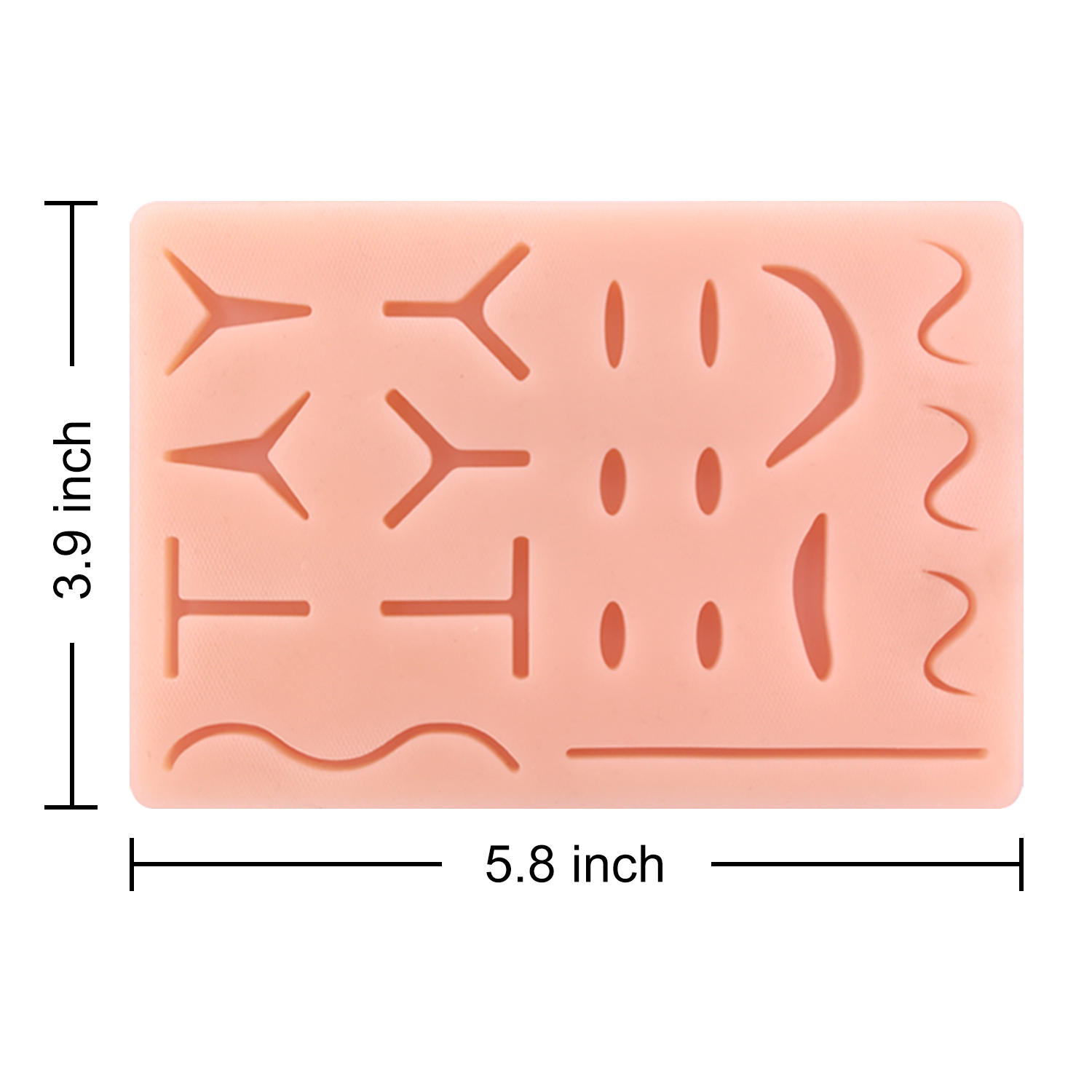 upgraded portable suture pad size