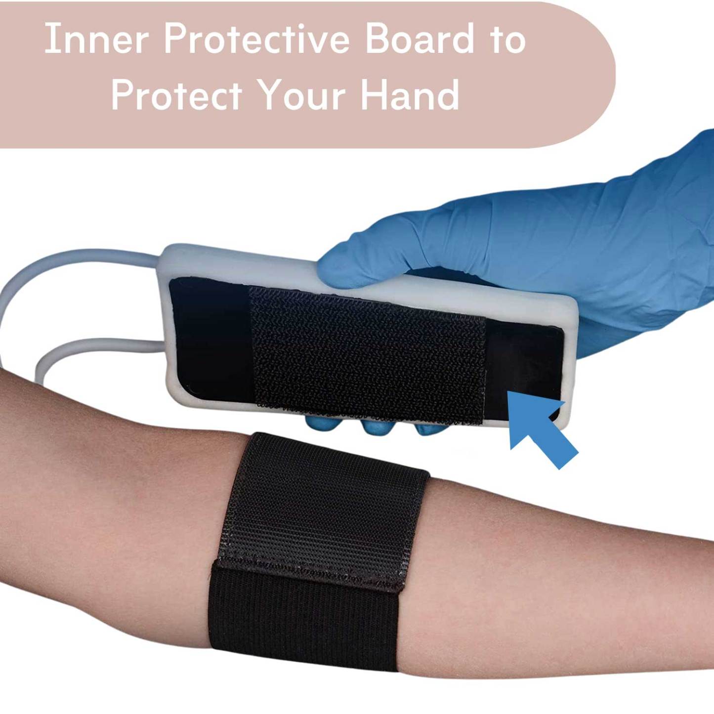 IV Sleeve Trainer for Safe Phlebotomy Practice on Forearm