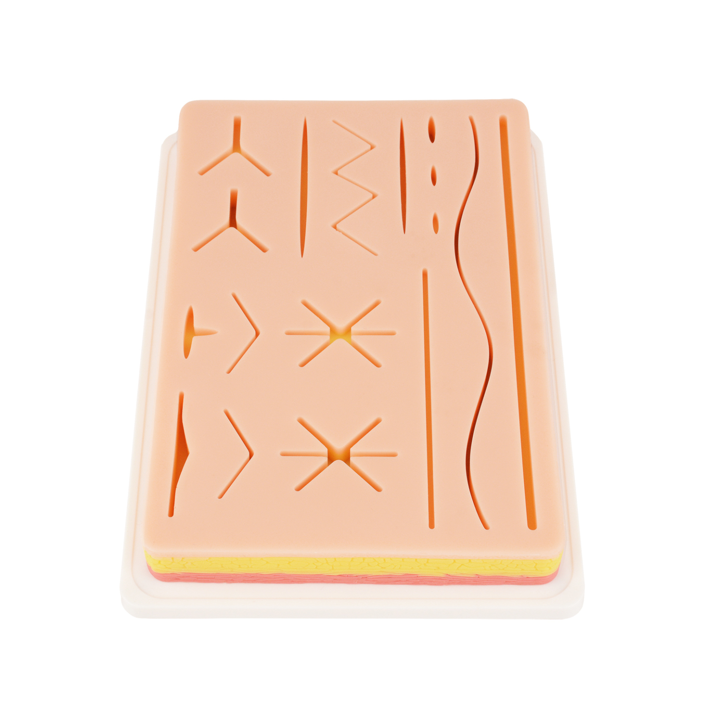 Ultrassist Upgraded Skin Suture Practice Pad with Pre-cut Wounds