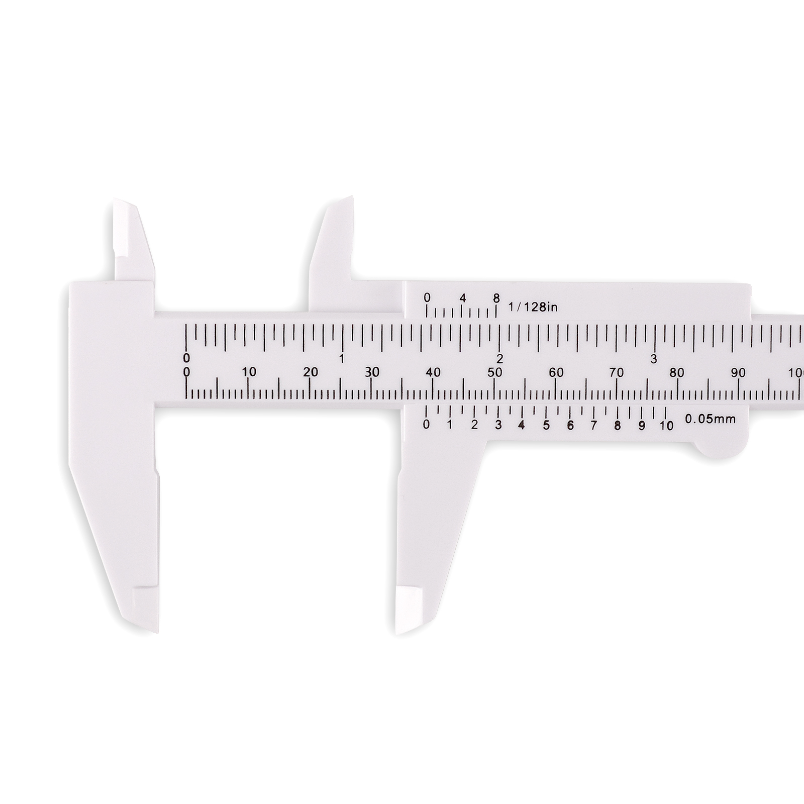 Ultrassist White Plastic Vernier Caliper with Double Scale
