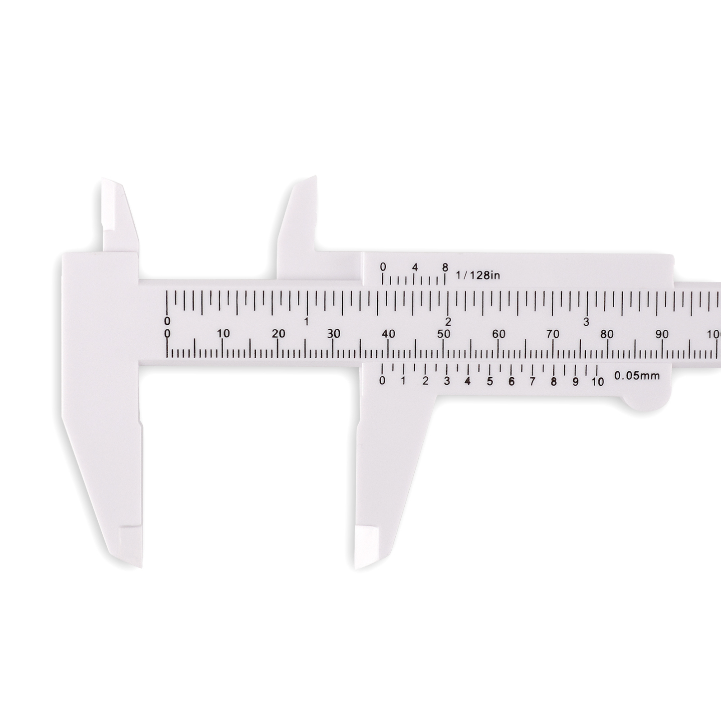 Ultrassist White Plastic Vernier Caliper with Double Scale