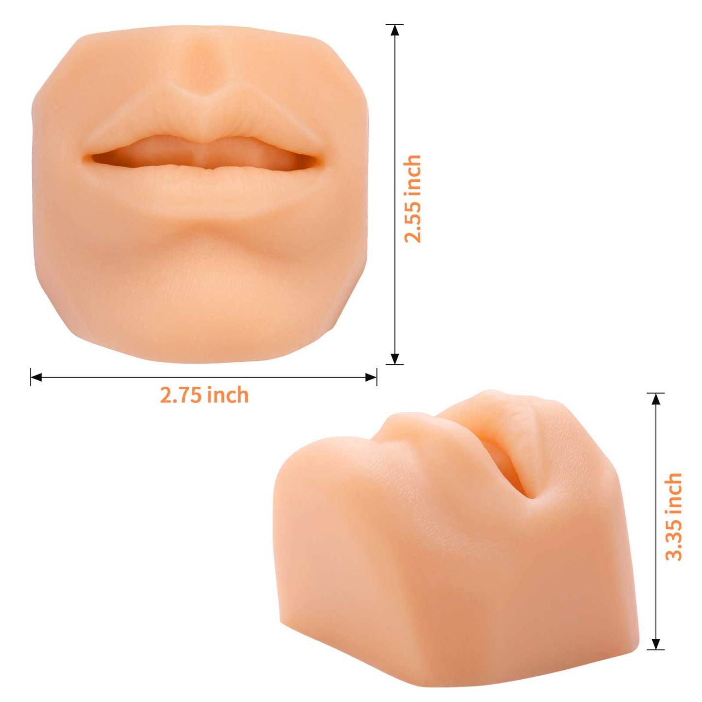 Ultrassist Soft Silicone Mouth Model for Practicing Suture, Lip Tattoo