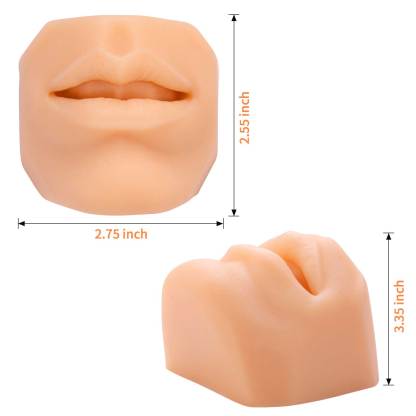 Ultrassist Soft Silicone Mouth Model for Practicing Suture, Lip Tattoo