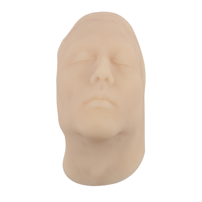 Ultrassist Male Silicone Facial Injection Mannequin Head with Simulated Skull Inside