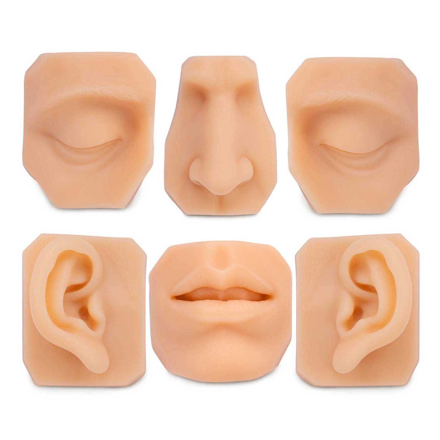 Ultrassist Silicone Ears Eyes Nose Mouth Lip Model Set