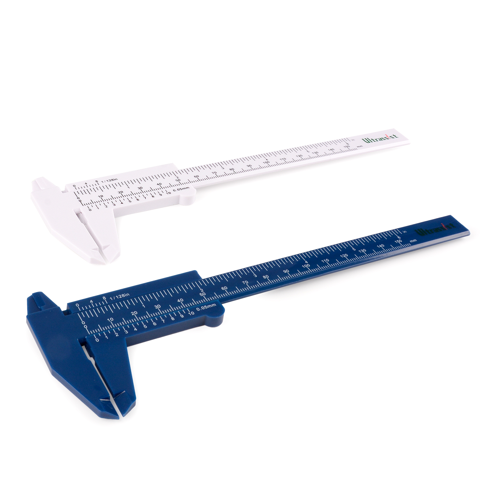 1pc Mini sliding vernier caliper plastic measure ruler gauge double .ng 