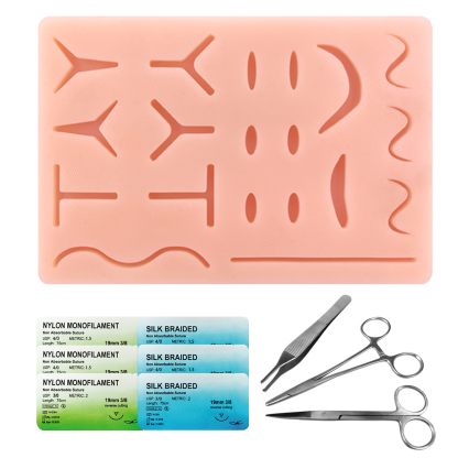 new portable suture training kit with pre-cut wounds