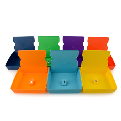 Ultrassist Colorful Dental Lab Case Pans for Laboratory Work Dentists