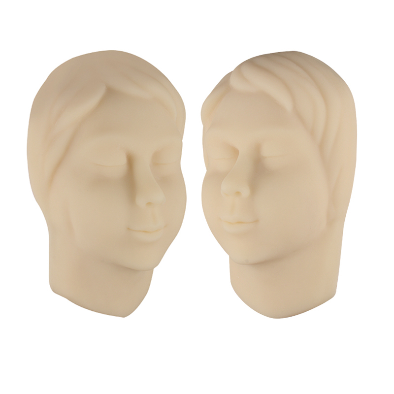 Ultrassist Female Silicone Facial Injection Mannequin Head with Simulated Skull Inside