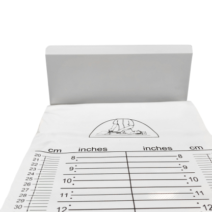 Collapsible Baby Height Ruler Mat - Washable & Portable Infant Measuring Mat For Growth Tracking