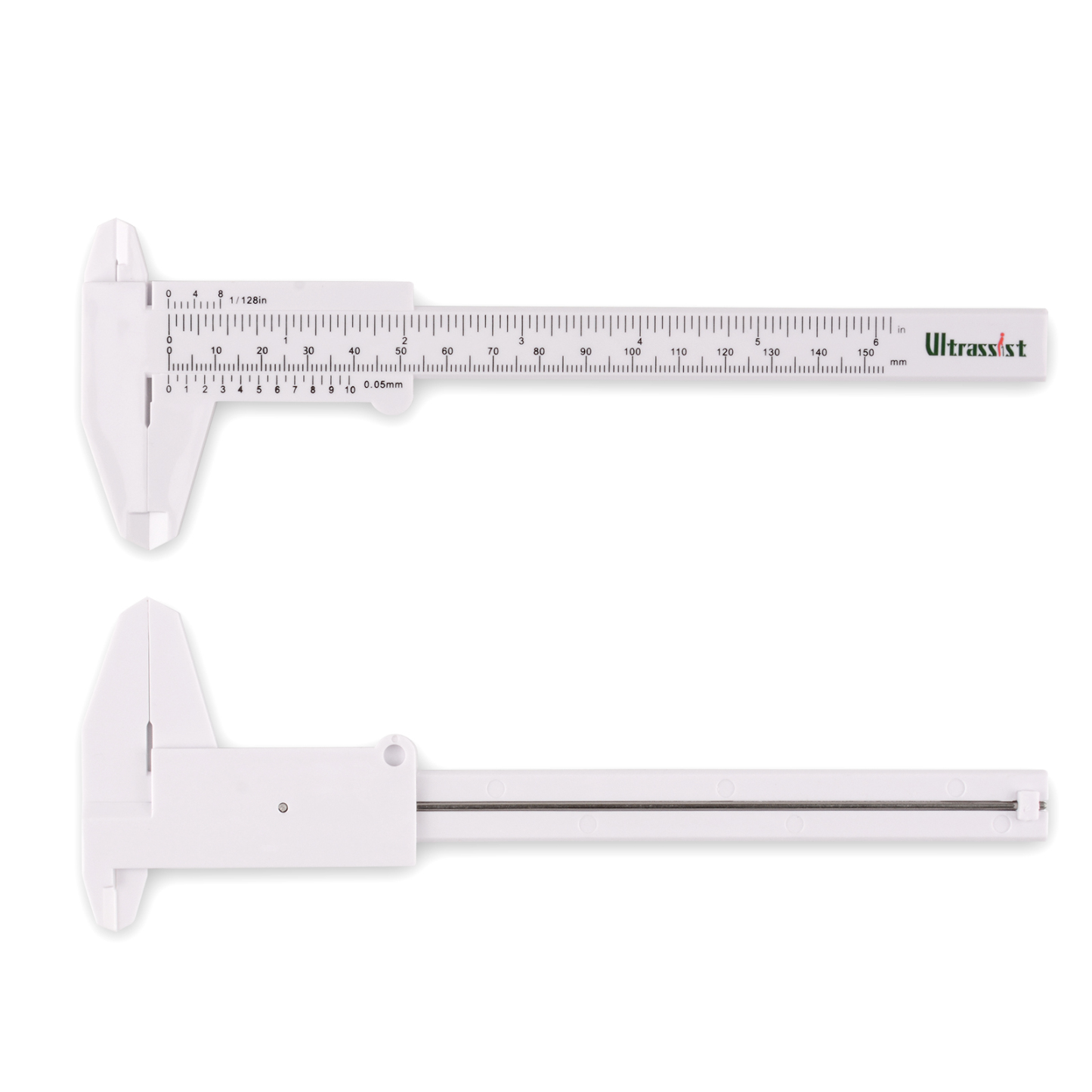 Ultrassist White MIni Plastic Vernier Caliper