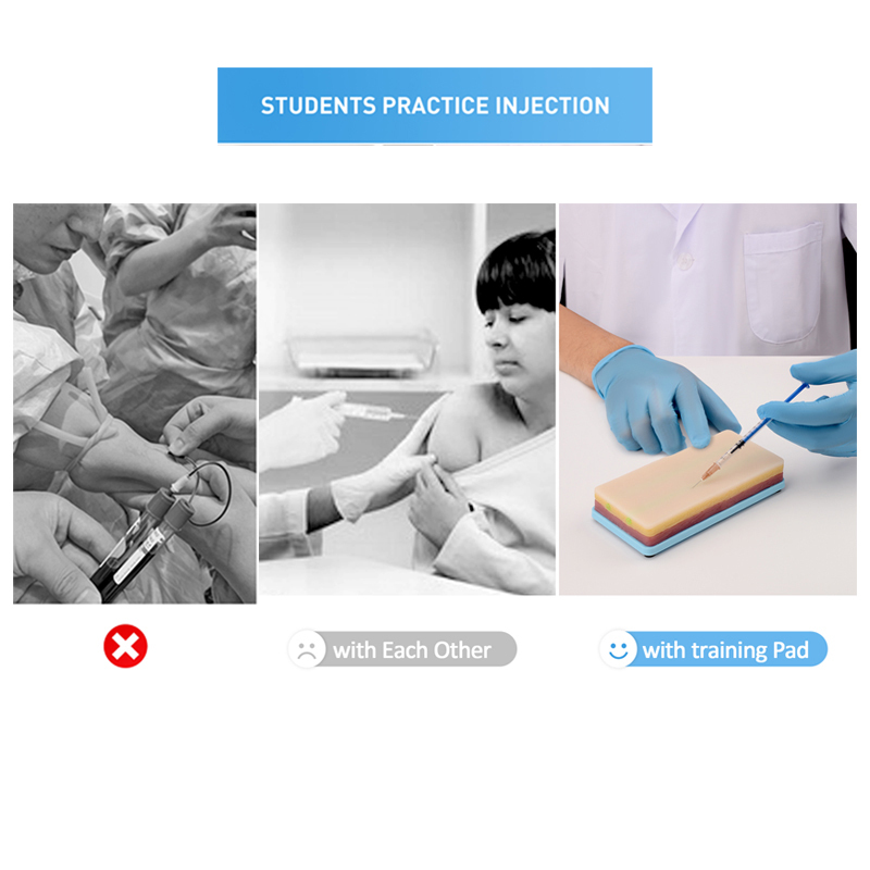 Ultrassist Small Venipuncture IV Injection Training Pad for Student Practice