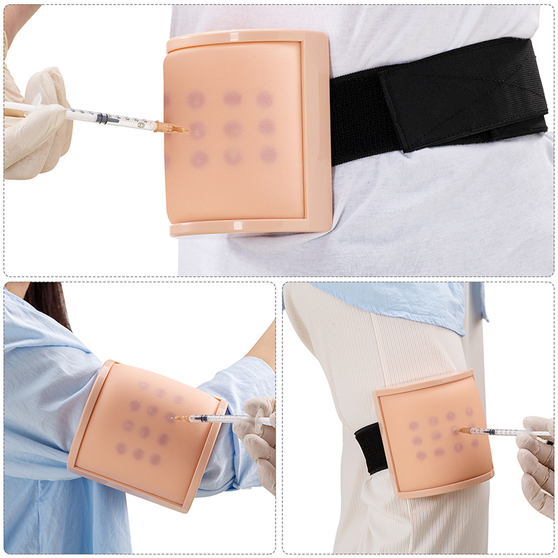Wearable Injection Practice Pad for IM/ID/SC Injection Training