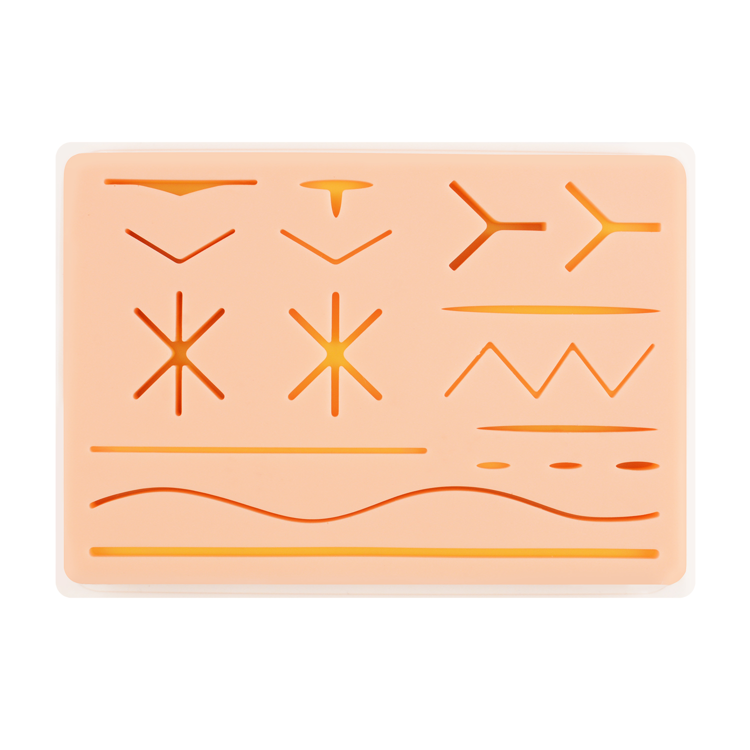 Ultrassist Skin Suture Practice Pad Upgraded with 16 Wounds