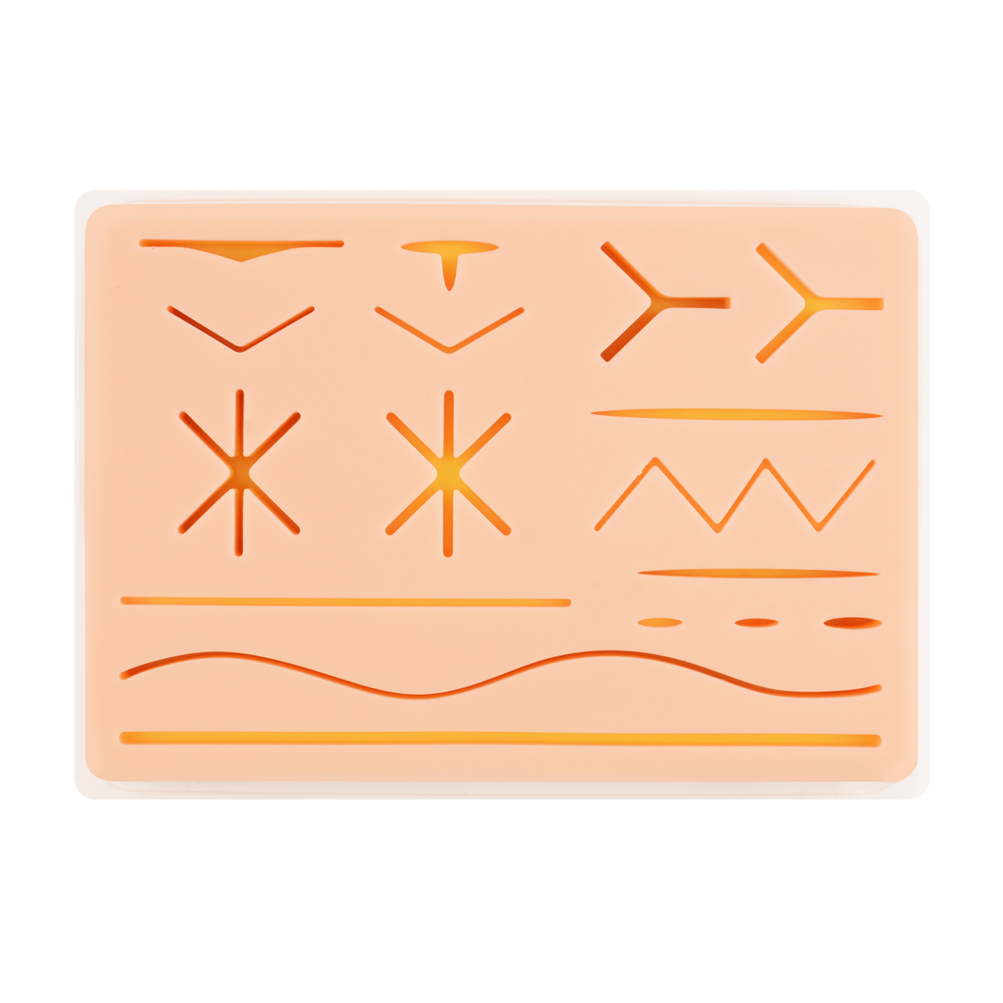Ultrassist Skin Suture Practice Pad Upgraded with 16 Wounds