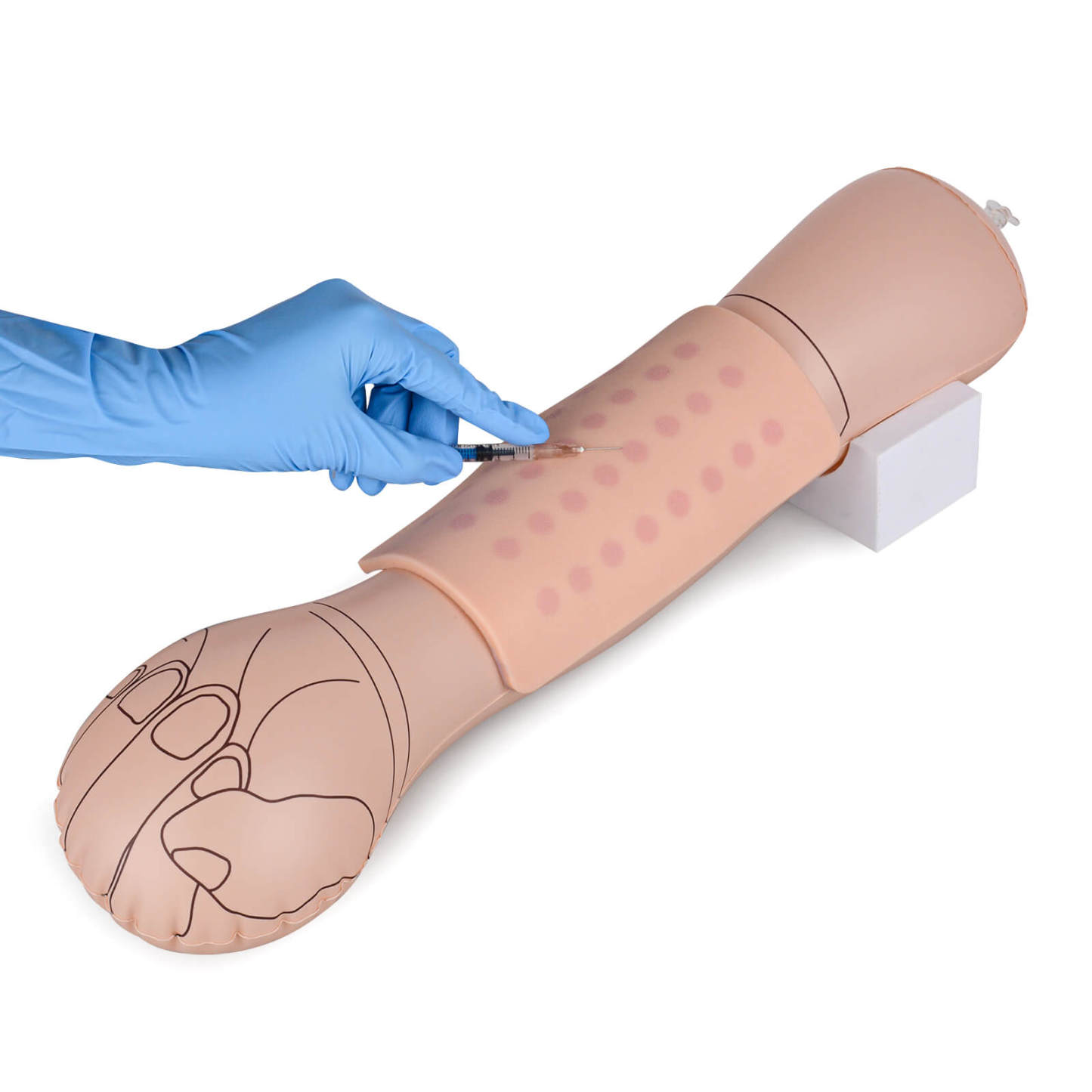 Better Intradermal Injection Practice on Inflatable Arm