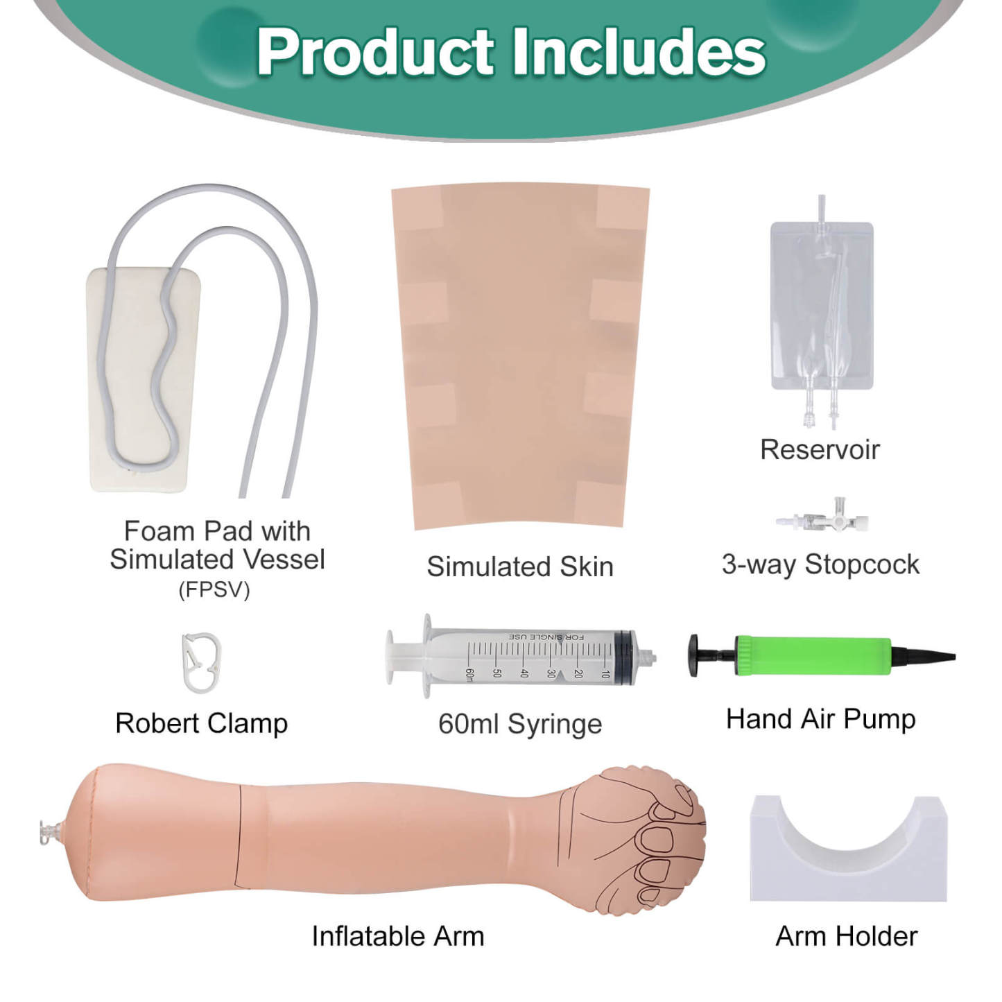 Ultrassist IV & Phlebotomy PracArm Kit Contents