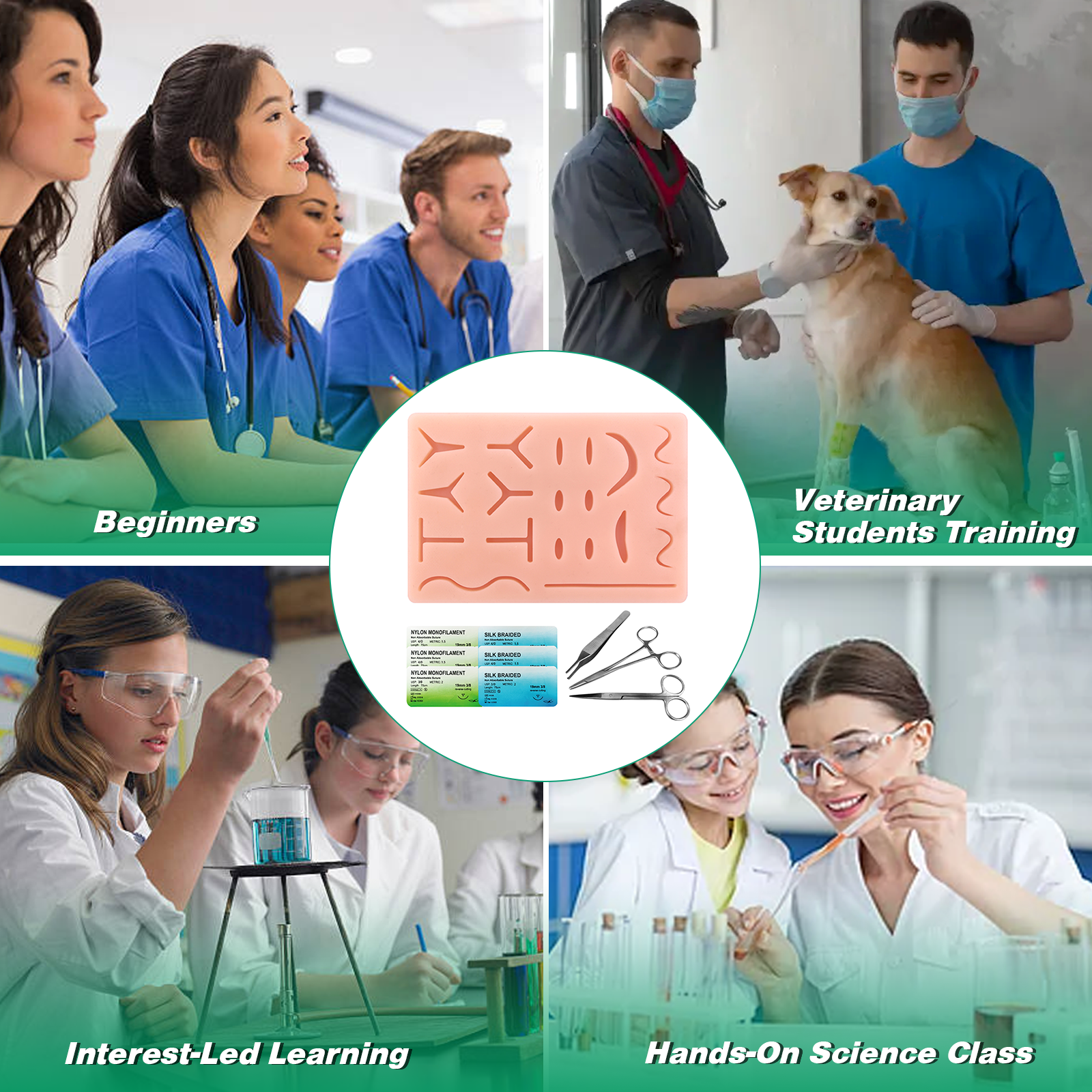 Ultrassist Pocket Suture Training Kit Application
