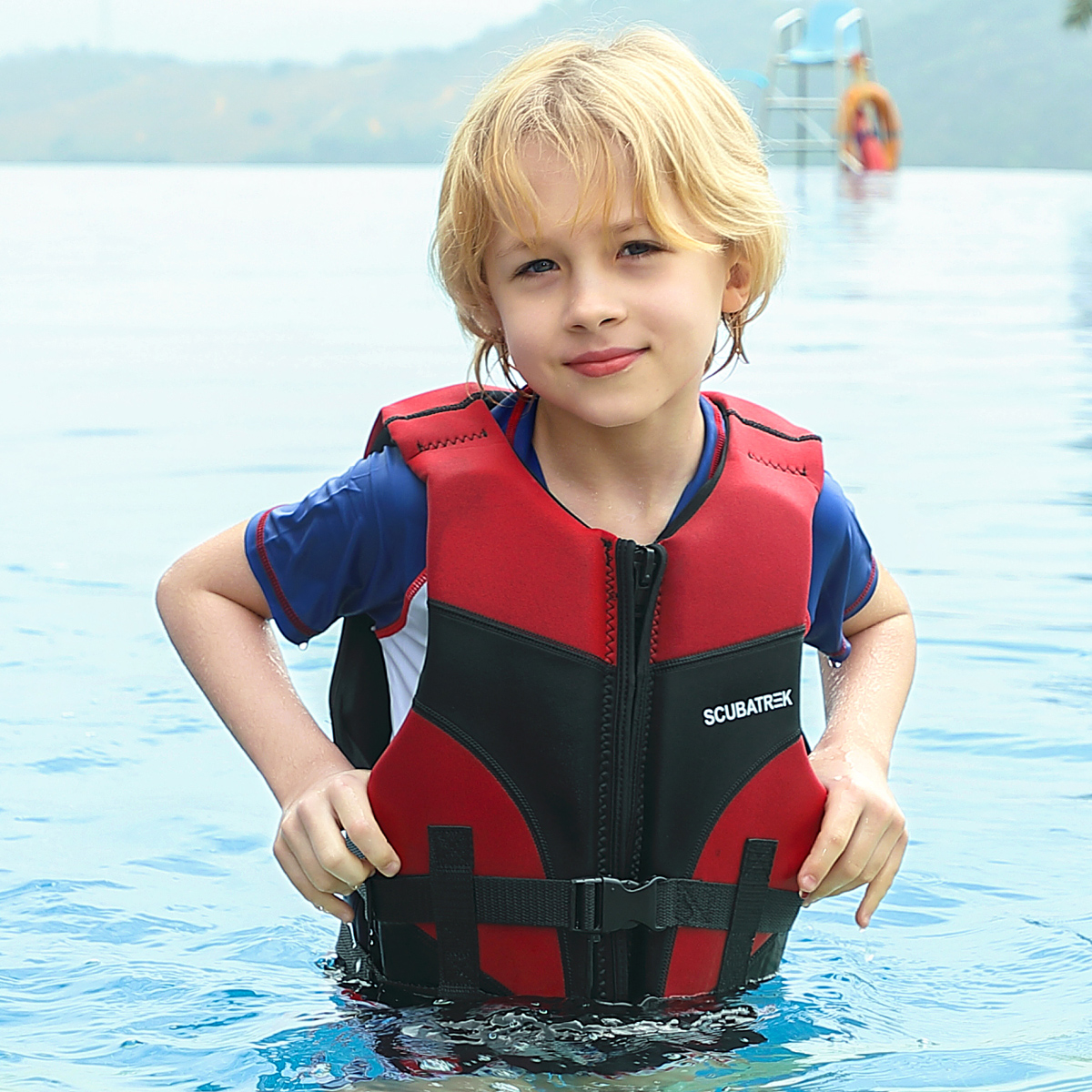 Gogokids Kids Float Jacket Toddler Swimsuit Learn to Swim Children Swimwear with Emergency Whistle & Adjustable Safety Strap 