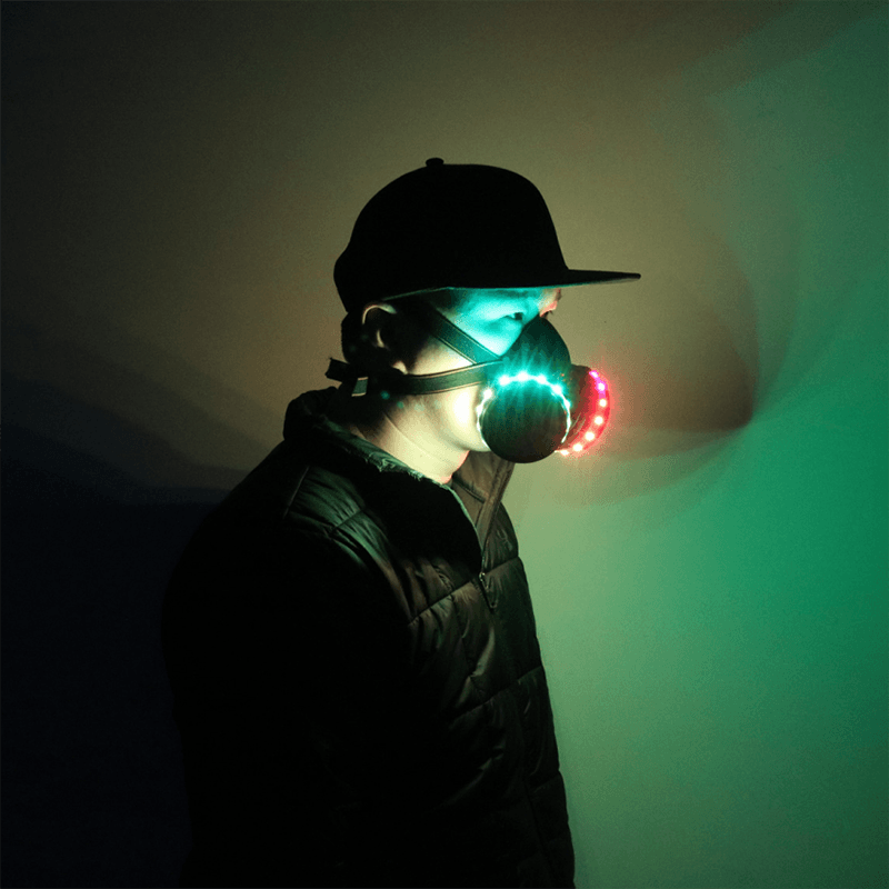 LED multi-color strobe mask-dressweeks