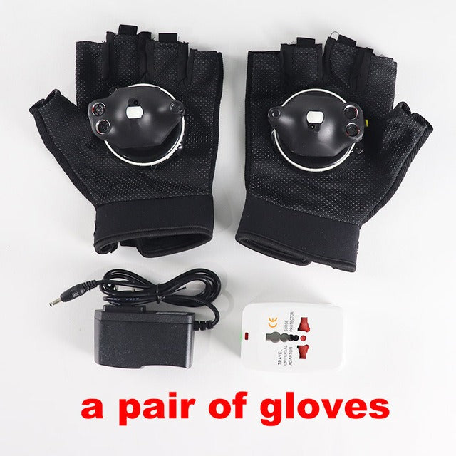 2 in 1 stage performance laser gloves-dressweeks