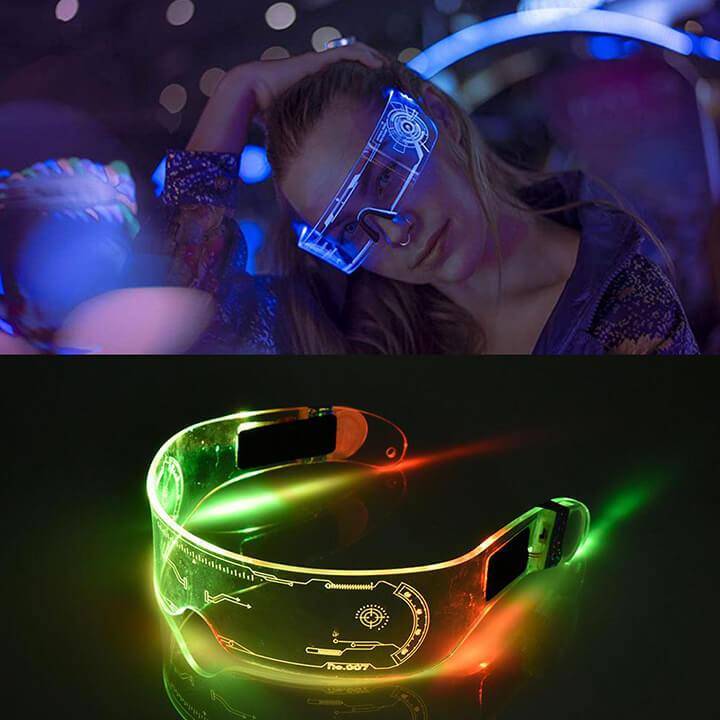 Colorful LED luminous glasses-dressweeks