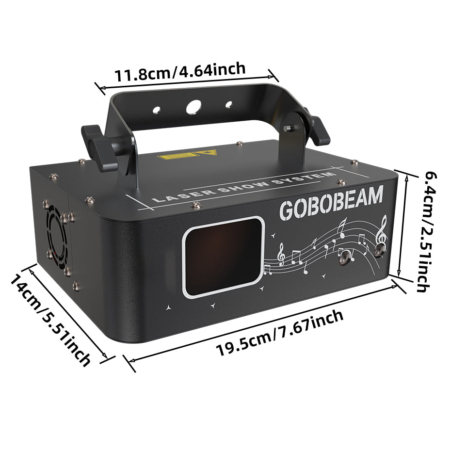 New 2-in-1 full-color scanning pattern laser light-dressweeks
