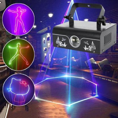 Full-color scanning animation laser light-dressweeks
