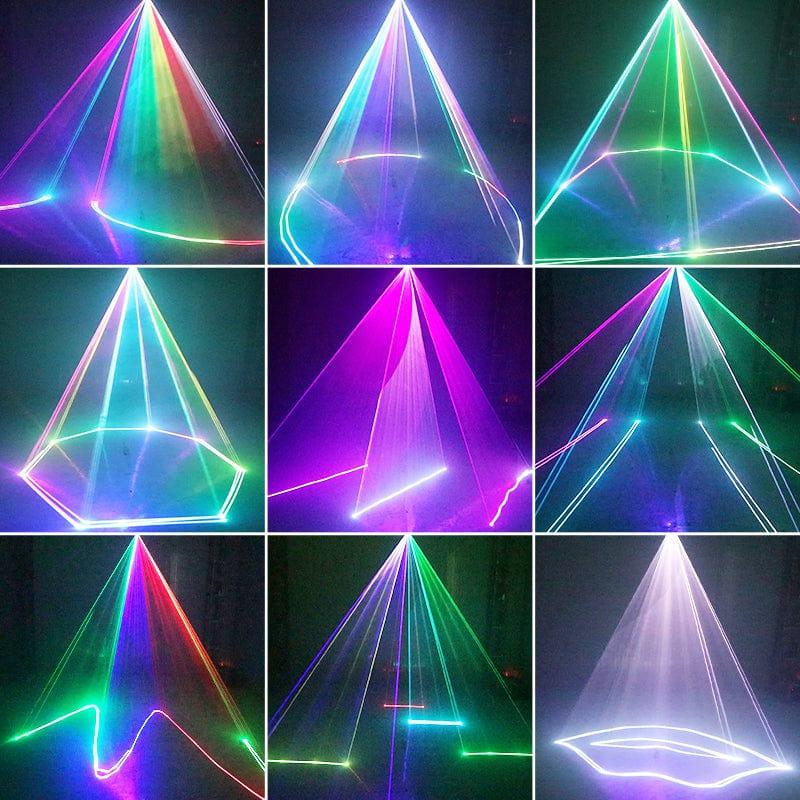 Full-color scanning animation laser light-dressweeks
