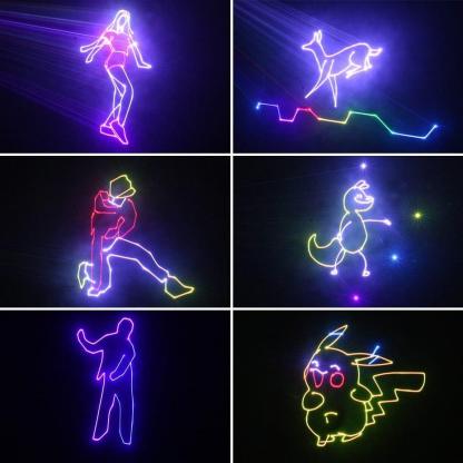 2W/4W 5IN1 RGB animation 3D beam laser light-K30 series-dressweeks
