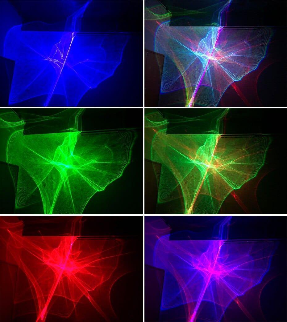 IP65 Waterproof 2W RGB Aurora Laser Projector-K37 series-dressweeks