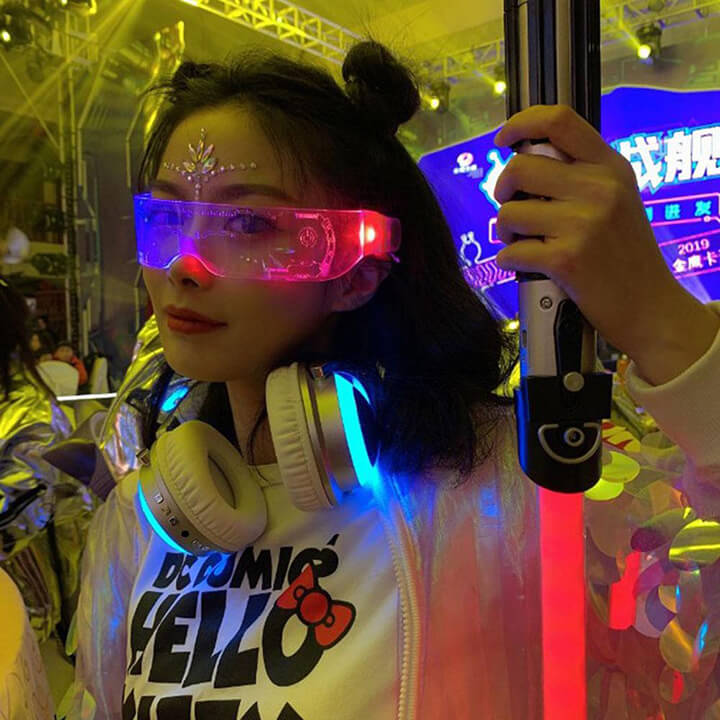 Colorful LED luminous glasses-dressweeks