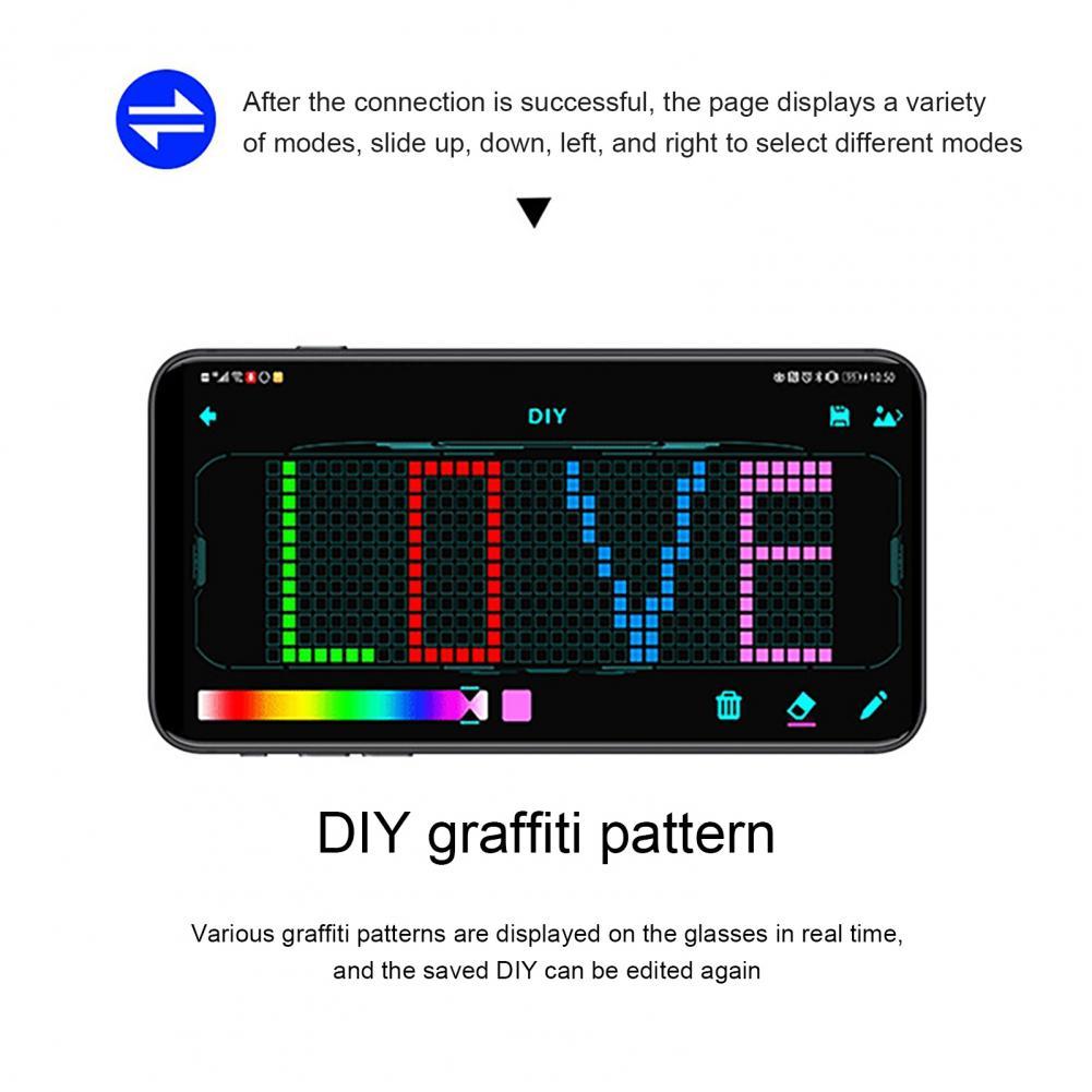 Bluetooth APP Party LED Goggles-dressweeks