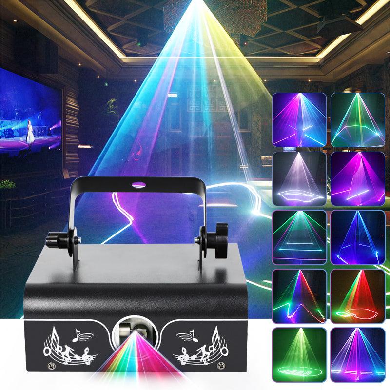 Full-color scanning animation laser light-dressweeks