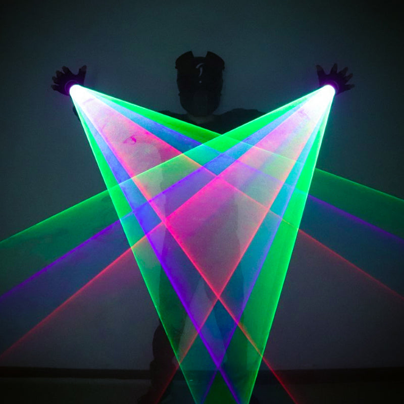 Rotating Party Laser Gloves Set-dressweeks