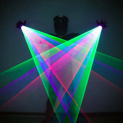 Rotating Party Laser Gloves Set-dressweeks