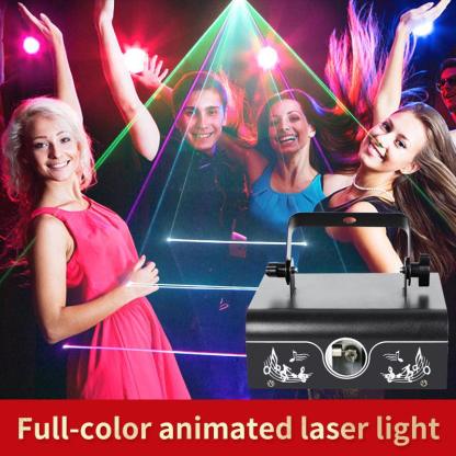 Full-color scanning animation laser light-dressweeks