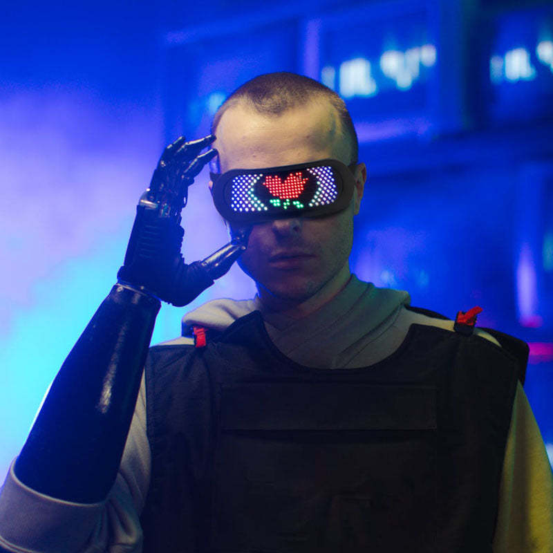 Bluetooth APP Party LED Goggles-dressweeks