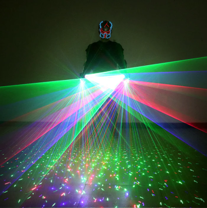 Rotating Party Laser Gloves Set-dressweeks